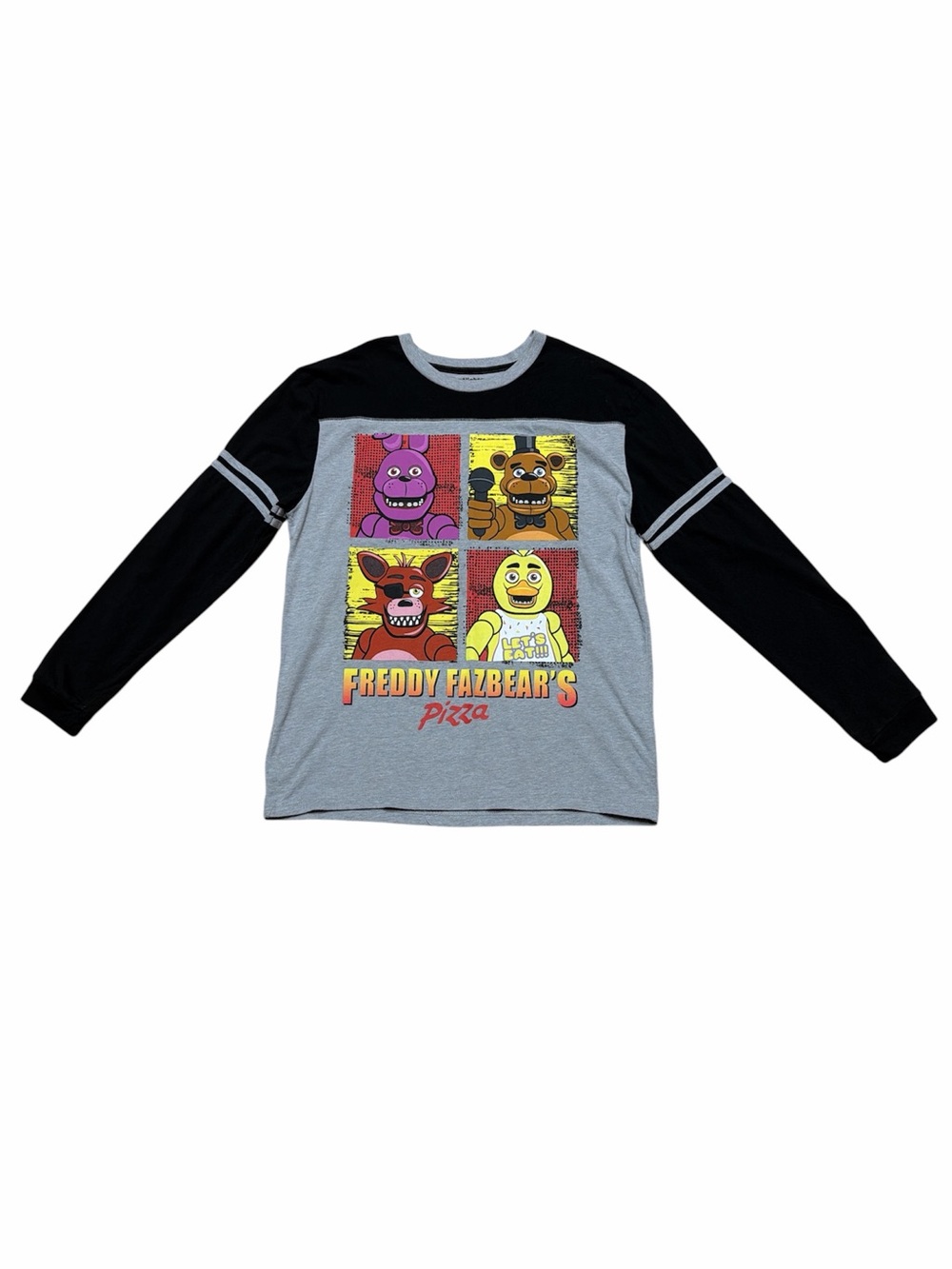 Five Nights at Freddy’s Long Sleeve Shirt Youth XL Freddy Fazbear’s Pizza Top